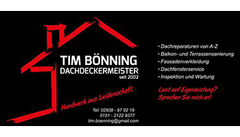 Logo Tim Bönning Dachdeckermeister